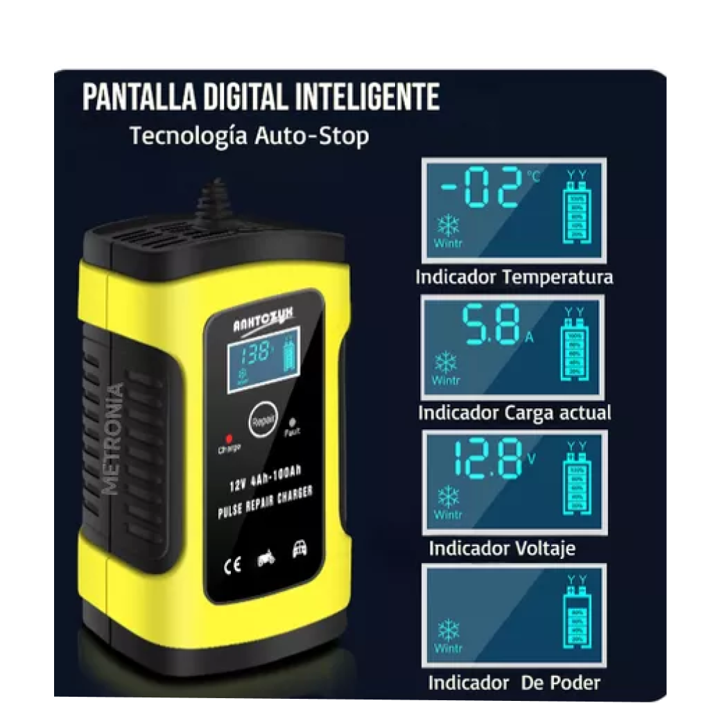 Partidor Cargador Rapido Batería 12v 220